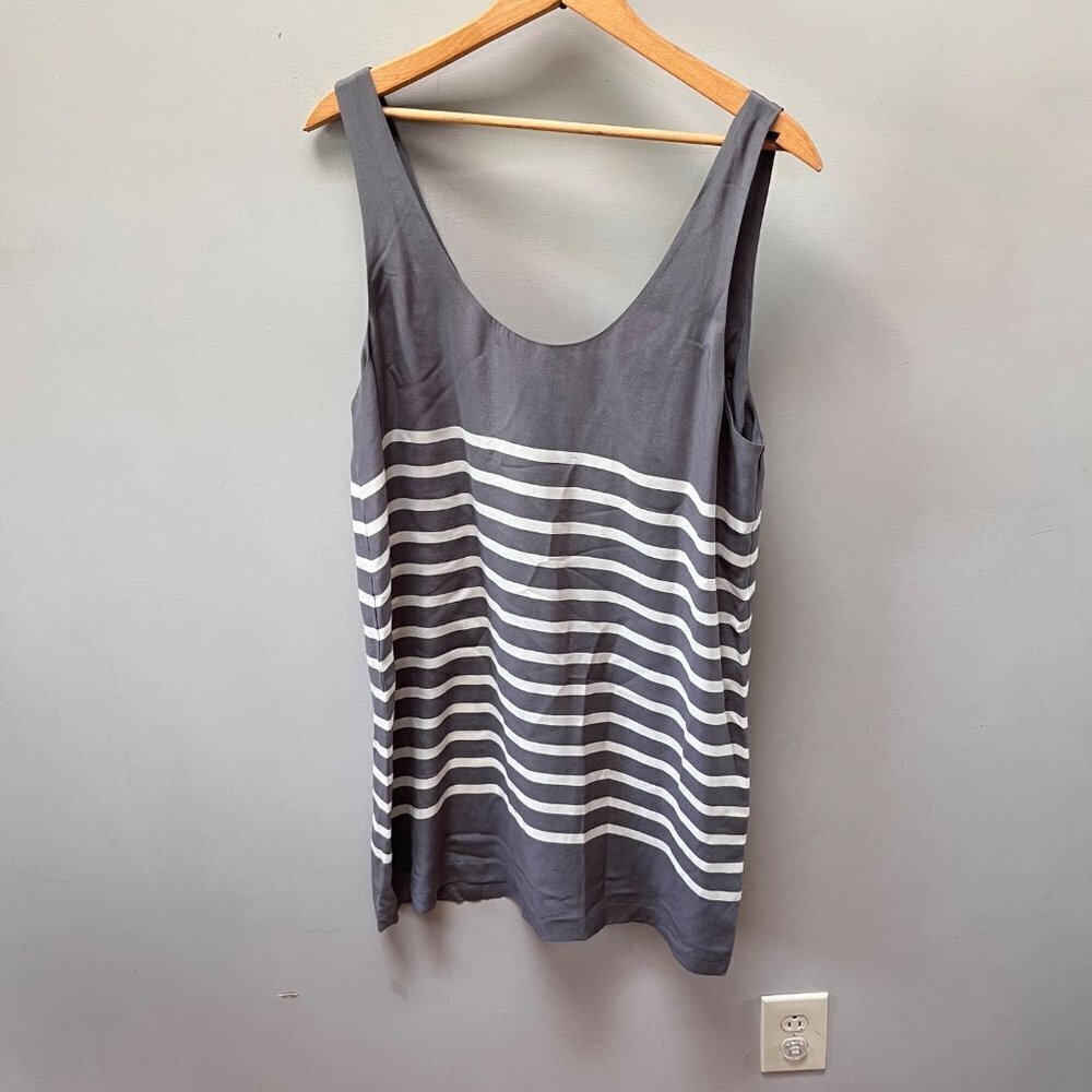 Joie Trudy Striped Silk Dress Size S L.